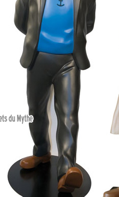 Figurine Tintin - Tintin en combinaison néoprène